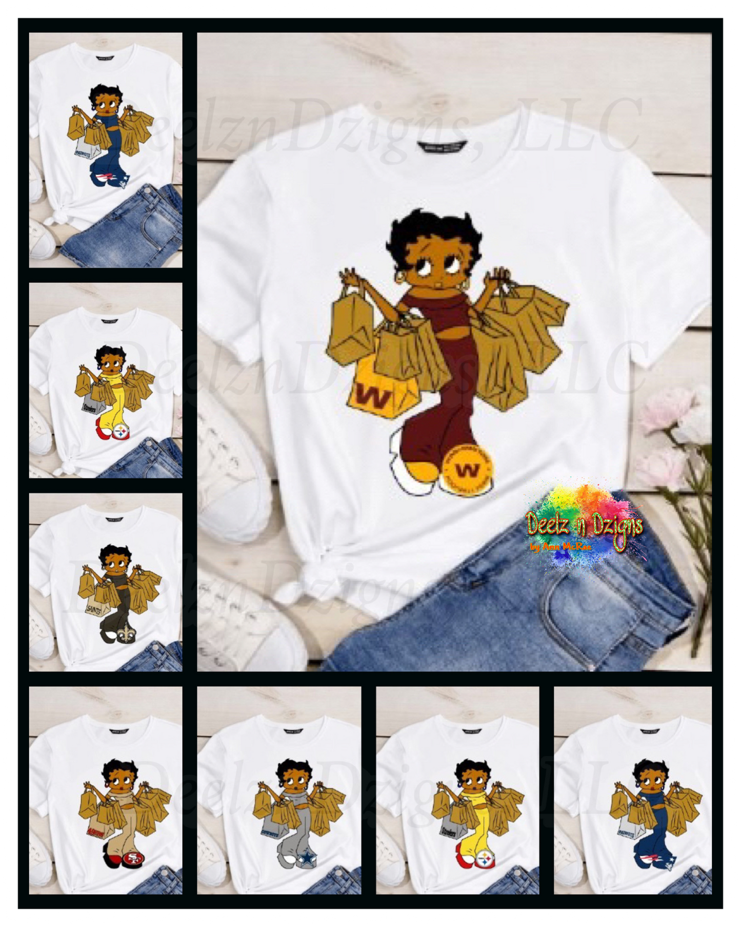 Betty Boop Football
