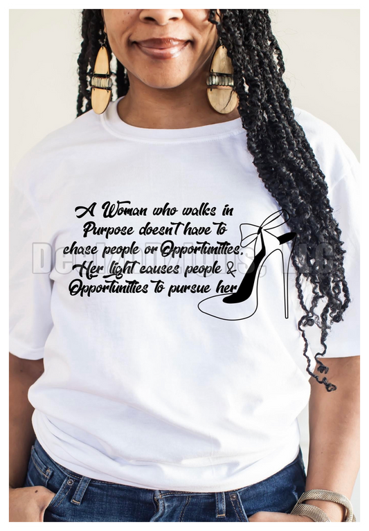 A Woman who Walks in purpose